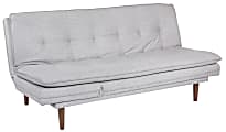 Ave Six Spencer Futon, Milford Dove Gray/Coffee