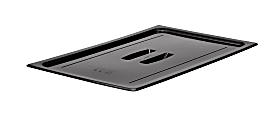 Cambro Camwear 1/1 Food Pan Lids With Handles, Black, Set Of 6 Lids 1 thumbnail image