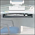 Bush Universal Keyboard Shelf, 4"H x 30 1/4"W x 11 1/2"D, Black, Standard Delivery Service 1 thumbnail image
