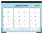 Blue Sky™ Monthly Desk Pad Calendar, 22" x 17", 50% Recycled, Knightsbridge, January-December 2016 1 thumbnail image