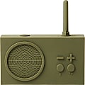 Lexon TYKHO 3 FM Radio And Bluetooth Speaker, Khaki 1 thumbnail image