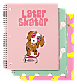 Divoga® Happy Thoughts Spiral Notebook, 8 1/2" x 10 1/2", 1 Subject, Wide Ruled, 160 Pages (80 Sheets), Multicolor 1 thumbnail image