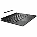 Dell Travel Keyboard - Keyboard - with touchpad - POGO pin - QWERTY - US - light apollo - for Latitude 7320 Detachable