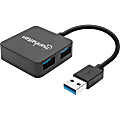 Manhattan SuperSpeed USB 3.0 Hub, 13/16”H x 1-13/16”W x 2-1/4”D, Black, ICI162296 1 thumbnail image