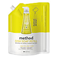 Method™ Dishwashing Soap Pump Refill Pouch, Lemon Mint Scent, 36 Oz Bottle