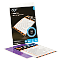 GBC® SelfSeal™ No Mistakes™, Single-Sided Laminating Sheets, Glossy, 3 Mils, 9" x 12", Pack Of 10