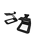 Kanto Desktop Speaker Stands SE6, 22 lb Load Capacity, 6.90"H, Desktop, Silicone, Steel, Black 1 thumbnail image