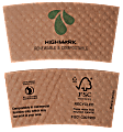 Eco Products EcoGrip Cup Sleeves For 20 Oz Hot Cups, 100% Recycled, Kraft, Carton Of 1,300 1 thumbnail image