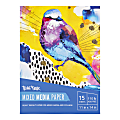 Brea Reese Mixed Media Paper Pad, 11" x 14", 15 Sheets, White 1 thumbnail image