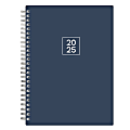 2025 Blue Sky Weekly/Monthly Planning Calendar, 5-7/8” x 8-5/8”, French Navy, January 2025 To December 2025