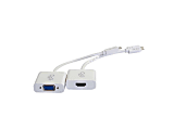 C2G USB C to HDMI or VGA Audio/Video Adapter Kit for Apple MacBook - Notebook accessories bundle - white 1 thumbnail image