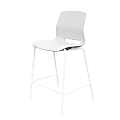 KFI Studios Imme Stacking Bar Stool, 39"H, White 1 thumbnail image