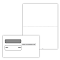ComplyRight® W-2 Tax Form Set, Blank, Recipient Copy Only, 2-Up, 8-1/2" x 11", Pack Of 50 Forms And Envelopes