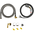 Certified Appliance Accessories Dishwasher Installation Kit with Right-Angle Plug Head - Metal, Stainless Steel, Brass - Yellow, Gray, Stainless Steel 1 thumbnail image