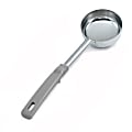 Vollrath Spoodle Solid Portion Spoon With Antimicrobial Protection, Notch, 4 Oz, Gray 1 thumbnail image