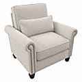 Bush® Furniture Coventry Accent Chair With Arms, Light Beige, Standard Delivery