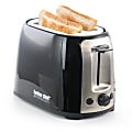 Better Chef 2-Slice Toaster, Extra-Wide-Slot, Black