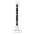 Brentwood® 32-In. 3-Speed Portable Oscillating Tower Fan with Timer, White, F-32TW 1 thumbnail image