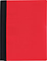 Office Depot® Brand Stellar Notebook With Spine Cover, 6" x 9-1/2", 3 Subject, College Ruled, 120 Sheets, Red