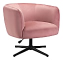 Zuo Modern Elia Accent Chair, Pink/Black 1 thumbnail image