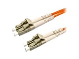 Netpatibles Fiber Optic Network Cable - 32.81 ft Fiber Optic Network Cable for Network Device - First End: 2 x LC/PC Network - Male - Second End: 2 x LC/PC Network - Male - 1 Gbit/s - 50/125 µm - Orange