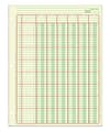 Adams® Analysis Pad, 8 1/2" x 11", 100 Pages (50 Sheets), 6 Columns, Green