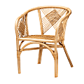 bali & pari Kagama Modern Bohemian Dining Chair, Natural Brown 1 thumbnail image