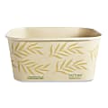 World Centric® NoTree™ Rectangular Takeout Containers, 32 Oz, Natural, Carton Of 300 Containers