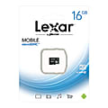 Lexar® microSDHC™ Memory Card, 16GB, LSDMI16GAJOD