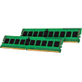 Kingston ValueRAM 8GB DDR4 SDRAM Memory Module - 8 GB (2 x 4GB) - DDR4-2400/PC4-19200 DDR4 SDRAM - 2400 MHz - CL17 - 1.20 V - Non-ECC - Unbuffered - 288-pin - DIMM