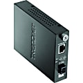 TRENDnet TFC-110S20D5i Media Converter - 1 x Network (RJ-45) - 1 x SC Ports - 10/100Base-TX, 100Base-FX - Desktop, Wall Mountable
