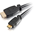 C2G Velocity High-Speed HDMI To HDMI Mini Cable With Ethernet, 6.6'