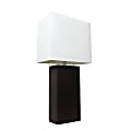 Lalia Home Lexington Table Lamp, 21"H, White/Black 1 thumbnail image