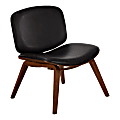 Monarch Specialties Avi Accent Chair, Dark Brown 1 thumbnail image