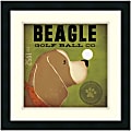 Amanti Art Beagle Golf Ball Co. Framed Art Print By Stephen Fowler, 18"H x 18"W, Black 1 thumbnail image