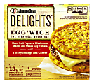 Jimmy Dean Delight Egg'wich Frittata Breakfast Sandwiches, 4.1 Oz, Box Of 8 Sandwiches