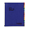 Oxford® A-Z Desk File/Sorter, Letter Size, Black/Blue 1 thumbnail image