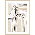 Amanti Art Arounds I by Nikki Galapon Wood Framed Wall Art Print, 41”H x 30"W, Natural 1 thumbnail image