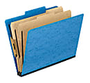 Pendaflex® PressGuard® Color Classification File Folders, 8 1/2" x 11", Letter Size, 65% Recycled, Light Blue, Box Of 10 1 thumbnail image