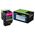 Lexmark™ 70C1HM0 Magenta High Yield Toner Cartridge 1 thumbnail image