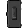 OtterBox Defender Carrying Case Holster Samsung Galaxy S9+ Smartphone - Black - Polycarbonate Shell, Silicone, Synthetic Rubber Cover - Belt Clip