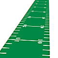 Amscan Fabric Football Entryway Floor Runners, 10' x 2', Green/White, Pack Of 3 Runners 1 thumbnail image