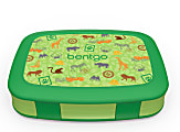Bentgo Kids Prints 5-Compartment Lunch Box, 2"H x 6-1/2"W x 8-1/2"D, Safari 1 thumbnail image