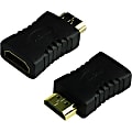4XEM - HDMI adapter - HDMI female to HDMI male - black - for P/N: 4XHDMI4K2KPRO100, 4XUSBCHDMIA