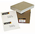 TrakTec Permanent Inkjet/Laser Labels, White, 8 1/2" x 5 1/2", Carton Of 2,000 1 thumbnail image