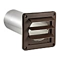 Lambro Plastic Wall Exhaust Dryer Vent with 3 Louvers and 11 in. Pipe, Brown, 267B 1 thumbnail image