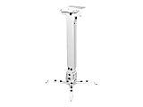 PylePro PRJCM3 - Mounting kit (ceiling mount, interface bracket, telescopic extension arm) - for projector - white - ceiling mountable 1 thumbnail image
