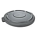 Rubbermaid® Round BRUTE Trash Can Lid, 1/2"H x 15"W x 15"D, Gray 1 thumbnail image