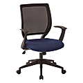 Office Star™ Work Smart Mesh Task Chair, Navy/Black 1 thumbnail image