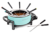 Nostalgia Electrics 6-Cup Electric Fondue Pot, Aqua